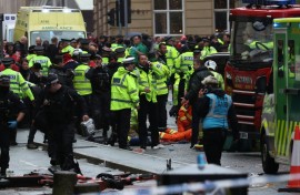 Emergency services treat members of the public in Liverpool
