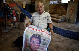 "There is still no justice," says Estanislao Mendoza, whose son Miguel Angel has been missing for a decade
