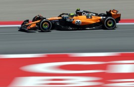 McLaren's Lando Norris was quickest in the opening practice for the Spanish Grand Prix