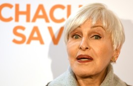 Nicole Croisille, shown here in 2017, sang on the soundtrack of the 1966 film 'A Man and a Woman'