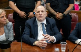 Former Hollywood film producer Harvey Weinstein appears in Manhattan criminal court during his rape and sexual assault re-trial in New Yowrk