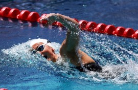 Summer McIntosh claimed her third world record of the Canadian Swimming Trials with victory in the 400m medley