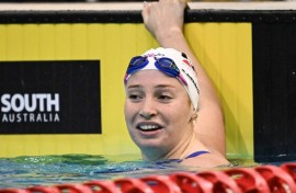 Mollie O'Callaghan was in fine form to win the 100m freestyle at the Australian world championship trials