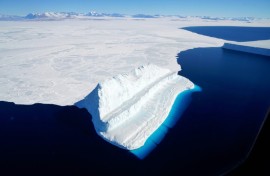 Antarctica's McMurdo ice shelf, where scientists found a surprising range of life in tiny pools of melted ice that could have implications for the search for alien life