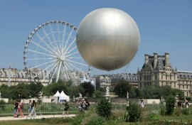 The iconic symbol of the 2024 Paris Olympic will take to the skies during France's annual street music festival, the Fete de la Musique