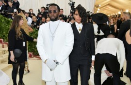 Sean "Diddy" Combs (L) is accused of sex trafficking and abuse by ex-girlfriend Cassie Ventura and others
