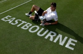 Taylor Fritz won his fourth Eastbourne Open on Saturday