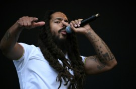 Police are studying videos of commebts by Bobby Vylan of British duo Bob Vylan