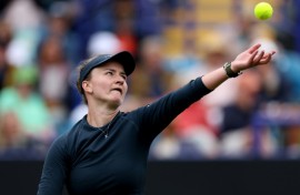 Reigning Wimbledon champion Barbora Krejcikova