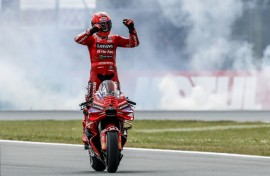 Marc Marquez had too much pace on his Ducati for his rivals in the Dutch MotoGP