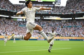 Spanish forward Gonzalo Garcia scored his third goal of the tournament as Real Madrid beat Juventus to reach the Club World Cup quarter-finals.