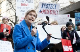 US Senator Elizabeth Warren was among three senators who initially raised bribery concerns with Paramount Global Chair Shari Redstone