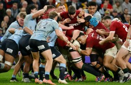 The British and Irish Lions were scrappy against the NSW Waratahs in Sydney