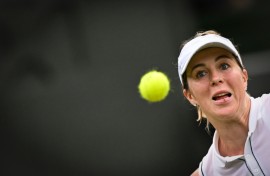 Russia's Anastasia Pavlyuchenkova was angry after Wimbledon's line-calling technology briefly failed during her win agianst Sonay Kartal