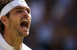 Taylor Fritz is into his first Wimbledon semi-final