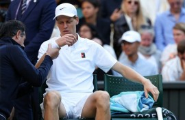 Jannik Sinner's participation at Wimbledon has been thrown into doubt by an elbow injury
