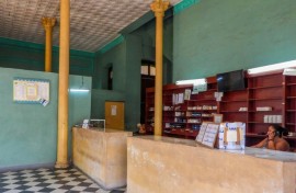 Cuban pharmacy shelves are bare