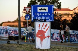The festival was marked by the symbolism and slogans of the youth-led anti-graft movement