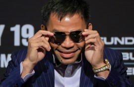 Manny Pacquiao comfortably made the weight for his world title fight comeback against WBC welterweight champion Mario Barrios