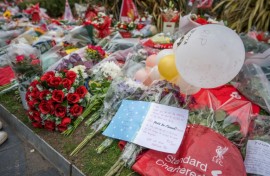 The tributes left at Anfield for Diogo Jota will be recycled to create a permanent memorial