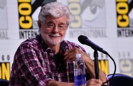'Star Wars' director George Lucas graced Comic-Con for the first time to preview the opening of the Lucas Museum of Narrative Art, a new museum opening in Los Angeles in 2026 which he co-founded with his wife, businesswoman Mellody Hobson