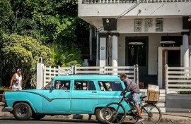 Cuban influencer Sandro Castro, grandson of Fidel, also owns the EFE bar in Havana