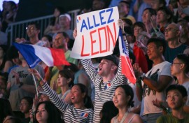 French swimmer Leon Marchand arrived in Singapore hoping to smash Ryan Lochte's 200m IM world record -- and did just that