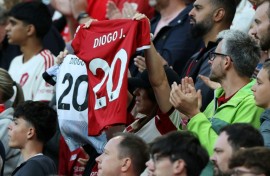 Liverpool fans pay tribute to late forward Diogo Jota at their pre-season friendlies against Athletic Bilbao at Anfield