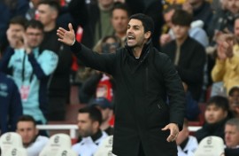 Mikel Arteta has led Arsenal to three consecutive second-placed finishes in the Premier League