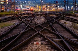 Austria's state railway says a man has survived clinging to the outside of a moving Austrian high-speed train en route from Zurich to Vienna -- reportedly after it left the station whilst he was having a cigarette