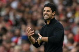 Arsenal manager Mikel Arteta is chasing the Premier League title