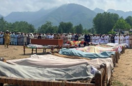 Flash floods triggered by heavy monsoon rains across northern Pakistan have killed hundreds of people