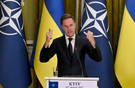 'Robust security guarantees will be essential,' said Rutte, speaking alongside Zelensky