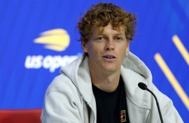 Jannik Sinner fields questions ahead of his title defense at the US Open