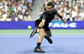Novak Djokovic opened his US Open campaign with a straight sets win over Learner Tien as he chases a record 25th Grand Slam singles title