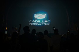 Cadillac's F1 logo unveiled in Miami earlier this year