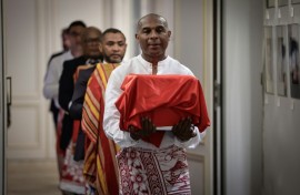 This is the first time France has returned human remains under the law passed in 2023