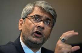 Kalyan Chaubey, president of the All India Football Federation