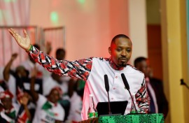 Kenyan activist Boniface Mwangi, 42, is an outspoken critic of President William Ruto