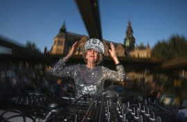 DJ Gloria sometimes closes her nights with AC/DC's 'Thunderstruck'