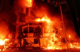 Three people were killed as a result of the fire at the Makassar city council building, its secretary Rahmat Mappatoba said