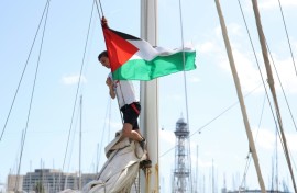 The flotilla includes activists from several countries, European lawmakers and public figures