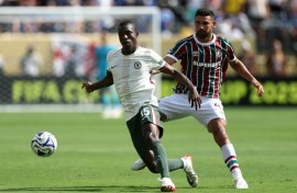 Chelsea striker Nicolas Jackson