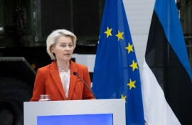 EU chief Ursula von der Leyen was in Bulgaria during a tour of seven countries on the bloc's eastern flank, which are more exposed to Russian hybrid threats