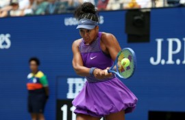 Naomi Osaka made short work of Coco Gauff in the last 16 of the US Open
