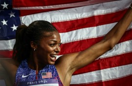 Gabby Thomas won gold in the Paris 2024 Olympic Games but will miss the World Championships