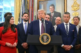 President Donald Trump said that US forces had attacked a boat carrying drugs from Venezuela