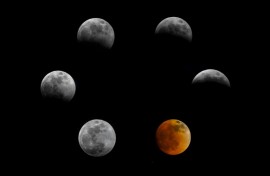 The cycle of the March 2025 eclipse seen from Colombia