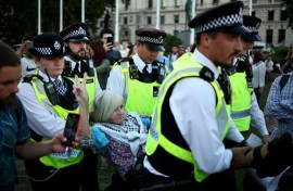 Police have arrested hundreds of people for showing support for the banned campaign group Palestine Action