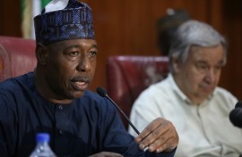 The governor of Nigeria's Borno State, Babagana Zulum, was travelling to the scene of the attack